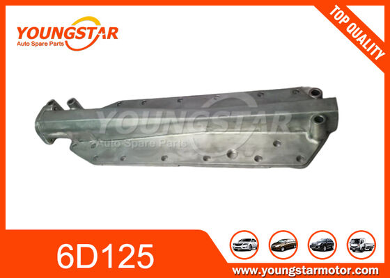 Komatsu Motoru 6D125 için yağ soğutucu kapağı 6150-61-2123 60000KMS Garanti ile