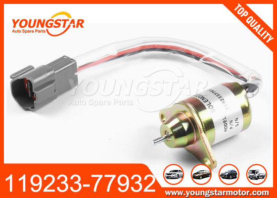 Yanmar'a 119233-77932 numaralı solenoidle durun 2TNV70 3TNM72 3TNV74F