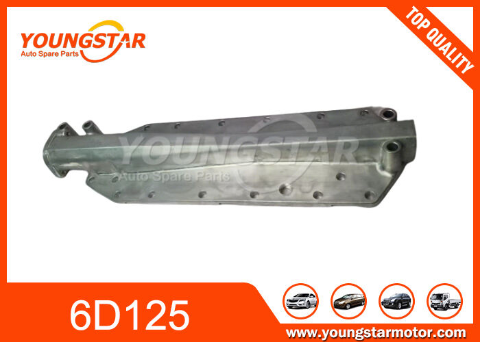 Komatsu Motoru 6D125 için yağ soğutucu kapağı 6150-61-2123 60000KMS Garanti ile