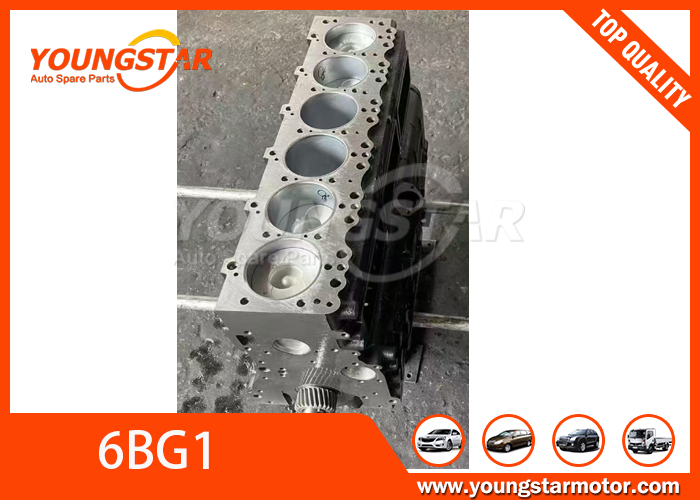 ISUZU 6BG1 6.5L Inline 6-Cylinder Diesel Engine Short Block Assembly with Casting Iron Material and Brand-New Pre-Assembled Design