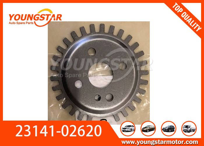 OEM 23141-02620 Steel Crankshaft Blade Crank Angle Sensor Plate for Hyundai i10 Santro Xing Kia Picanto 1.1L