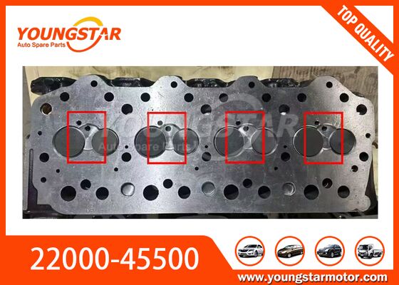 Hyundai D4DD Motor Mitsubishi 4D34T OEM 22000-45500 için dökme demir silindir kafası