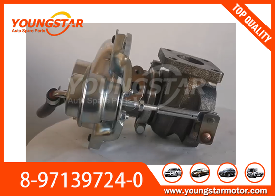 ISUZU 4JB1T Motor OEM Değiştirme için Çelik Malzeme Turboşarj 8-97139724-0 1118010-44