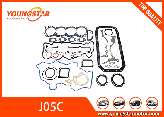 Sıcaklığa dayanıklı malzeme ile Hino J05C Motoru için Tam Gaskett Set OEM 04010-0689