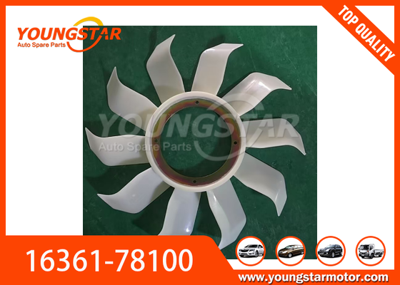 Hino Dutro 300 / Toyota Dyna 2003 Kamyonet için PA66 GF30 Fan Kanadı Motor Soğutma Fan Kanadı