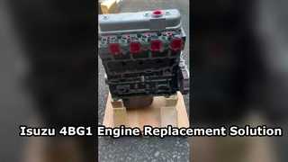 Isuzu 4BG1 4.3L Dizel Motor Uzun Blok Komplesi